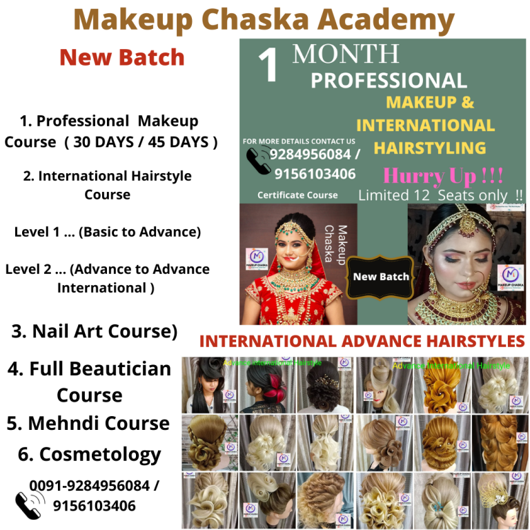 Join & Learn Advanced Bridal Hairstyling in Bengaluru